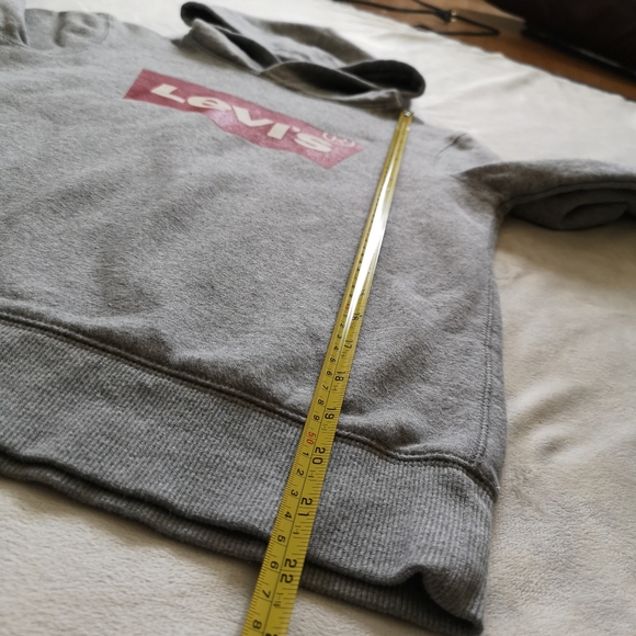 LEVI'S Youth Hoodie Sweater Grey - Picture 6 of 11